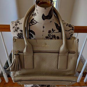 kate spade pebbled leather shoulder bag